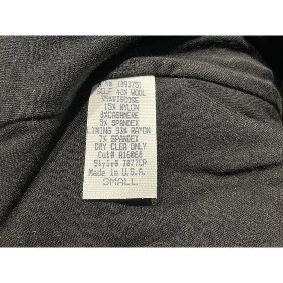 Sky Brand Sweater Small Black Suede Feel Cross Cross Straps On Back NWT - Picture 7 of 8